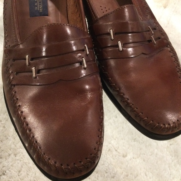 Giorgio Bertini loafers size 13 wide Bartell brown leather Giorgio Bertini loafer sz 13 wide Bartel main image 2